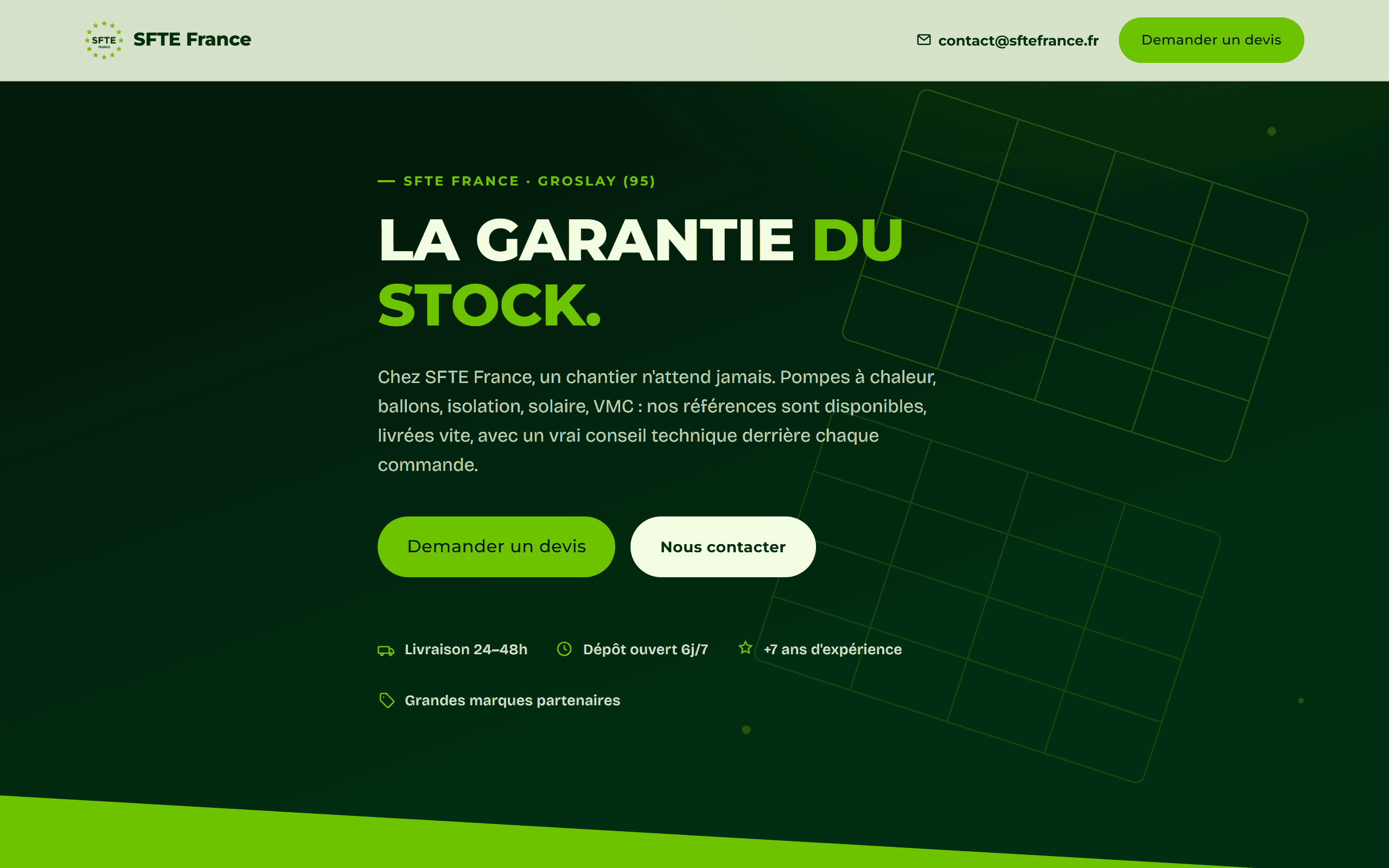 Aperçu du projet Installation & configuration Odoo — SFTE